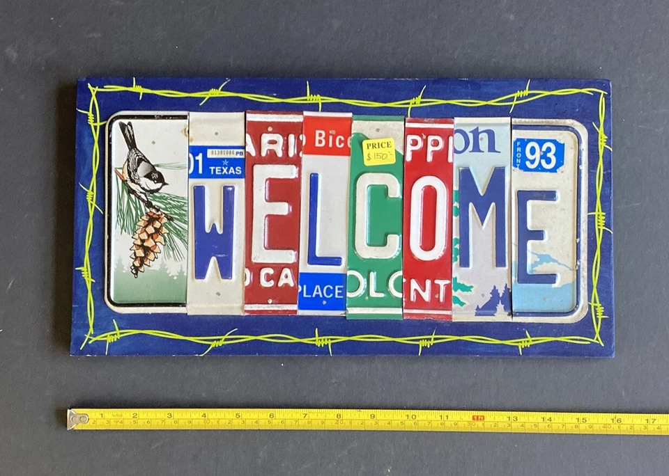 WELCOME BEUGLER CUSTOM LICENSE PLATE SIGN ART GARAGE Holiday Gift - Image 2 of 4