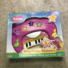 Vintage NIP BARNEY Song Magic Keyboard PLAYSKOOL Musical Sounds HASBRO - RARE!