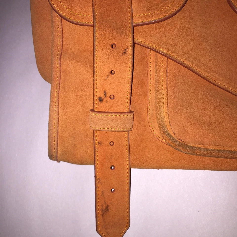 CARTERA PROENZA SCHOULER PS1 grande naranja gamuza auténtica pre-amada $1785 Foto 4 de 4