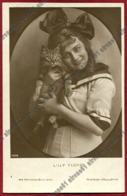 LILLY FLORH 01 ACTRESS ACTRESS ACTRESS CINEMA SILENT MOVIE - CAT CAT 
