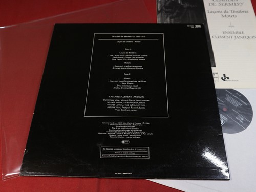 Claudin de Sermisy LECONS DE TENEBRES / MOTETS Clement Janequin hm France nm - Picture 2 of 4