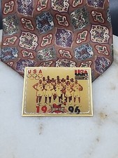 Olympic DREAM TEAM PHOTO Pin BASKETBALL 1996 ATLANTA Collectable