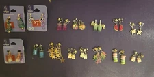 Lot of 16 Claire's clip on earrings