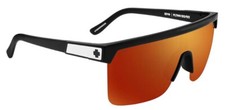 Spy Optic FLYNN 5050 Sunglasses - Mt Black / Happy BOOST POLAR ORANGE Mirror NEW