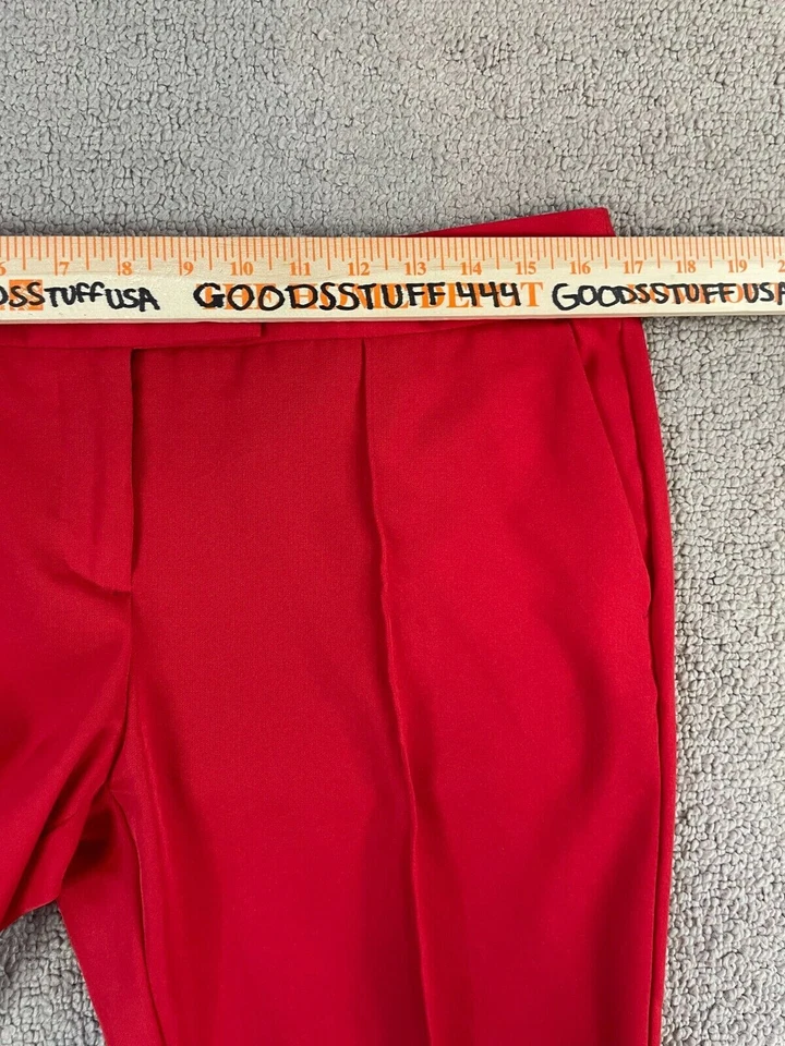 Worthington Women's Sz 6 Modern Fit Red Dress Pants  - Image 4 of 4