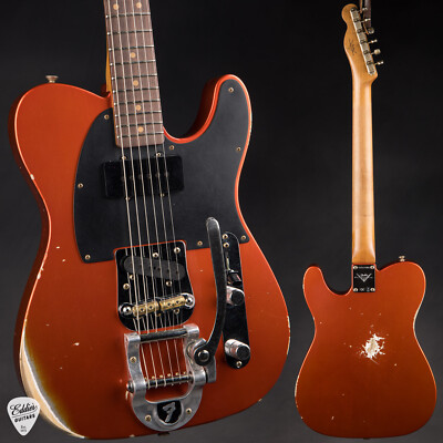 Fender Custom Shop 1960 Tele Custom Relic - Super Aged Candy Tangerine #CZ552385