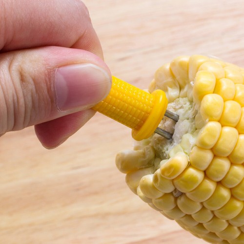 10 Barbecue Fork BBQ Corn Cob Holders Skewers Fruit Holder Kitchen Accessories - Picture 6 of 8