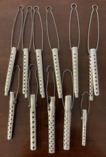 Vintage, Lot of 11, Mixed Goody Solo Aluminum Hair Curlers from 2 -3 Long.