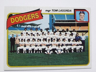 LOS ANGELES DODGERS Team 1980 Topps #302 NM Tommy LaSorda