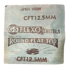 Germanow-Simon Mach (GS) CFT12.5MM Watch Crystal 12.5mm NOS Part Flexo