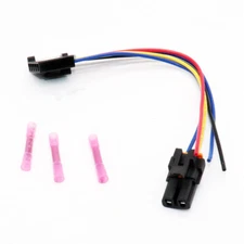 Blower Motor Resistor Harness Pigtail Connector Speed Control For Select GM Ford