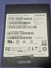 SanDisk Z400s 256GB SSD 2.5" SATA SD8SBAT-256G-1006 100% Health 54-day POT #x26