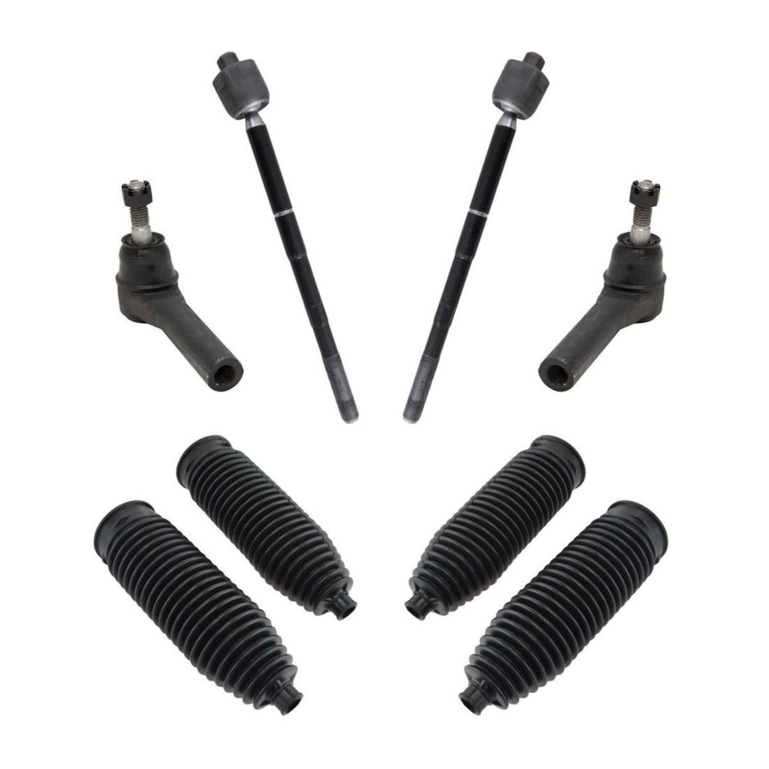 6 Tie Rods Steering Rack Pinion Bellows for GMC for Chevy for Cadillac 22868912