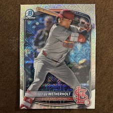 Topps 2025 Bowman Chrome JJ Wetherholt #BCP-241 St. Louis Cardinals Prospects