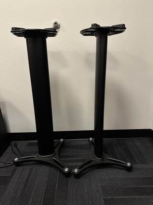 Ultimate Support MS-90/36B 36'' Studio Monitor Stands - Black Finish