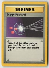Energy Retrieval #81 Prices | Pokemon Base Set | Pokemon Cards Energy Retrieval #81 Prices | Pokemon Base Set | Pokemon Cards