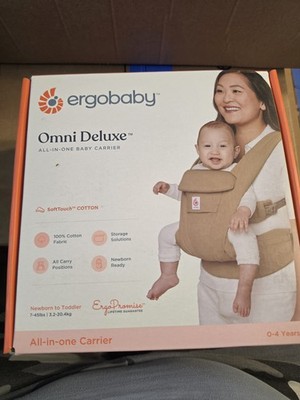 Ergobaby Omni Deluxe SoftFlex Mesh All-in-One Baby Carrier Camel