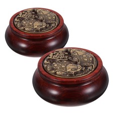 2pcs Wood Hand Exercise Balls - Traditional Chinese Health Balls Muscle