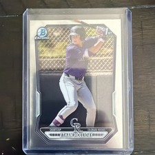 Ethan Holiday 2026 Bowman 1st Bowman Chrome Base #BCP-1 Colorado Rockies 