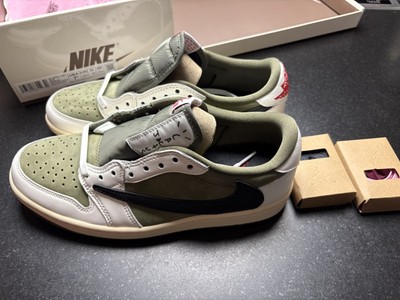 Nike Travis Scott Air Jordan 1 Low Medium Olive | Gr. 40,5 (US 7.5) | NEU, OVP