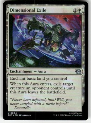 Dimensional Exile 0004 Foil Teenage Mutant Ninja Turtles NM Magic: The Gathering