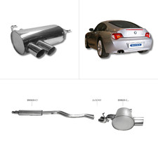 Bastuck Komplettanlage - 06-08 BMW Z4 E85 Coup�/ Roadster Facelift