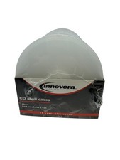 Lot of 25 CD Shell Cases - Holds 2 CDs Each New by Innovera (IVR-87925) Sealed