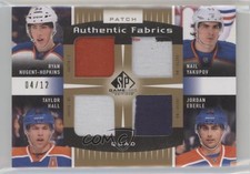 2013-14 SP Game Used Edition 4/12 Nail Yakupov Jordan Eberle Quad Patch 0o5t