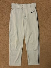 Nike Team Youth Boys Gray Baseball Pants Size L