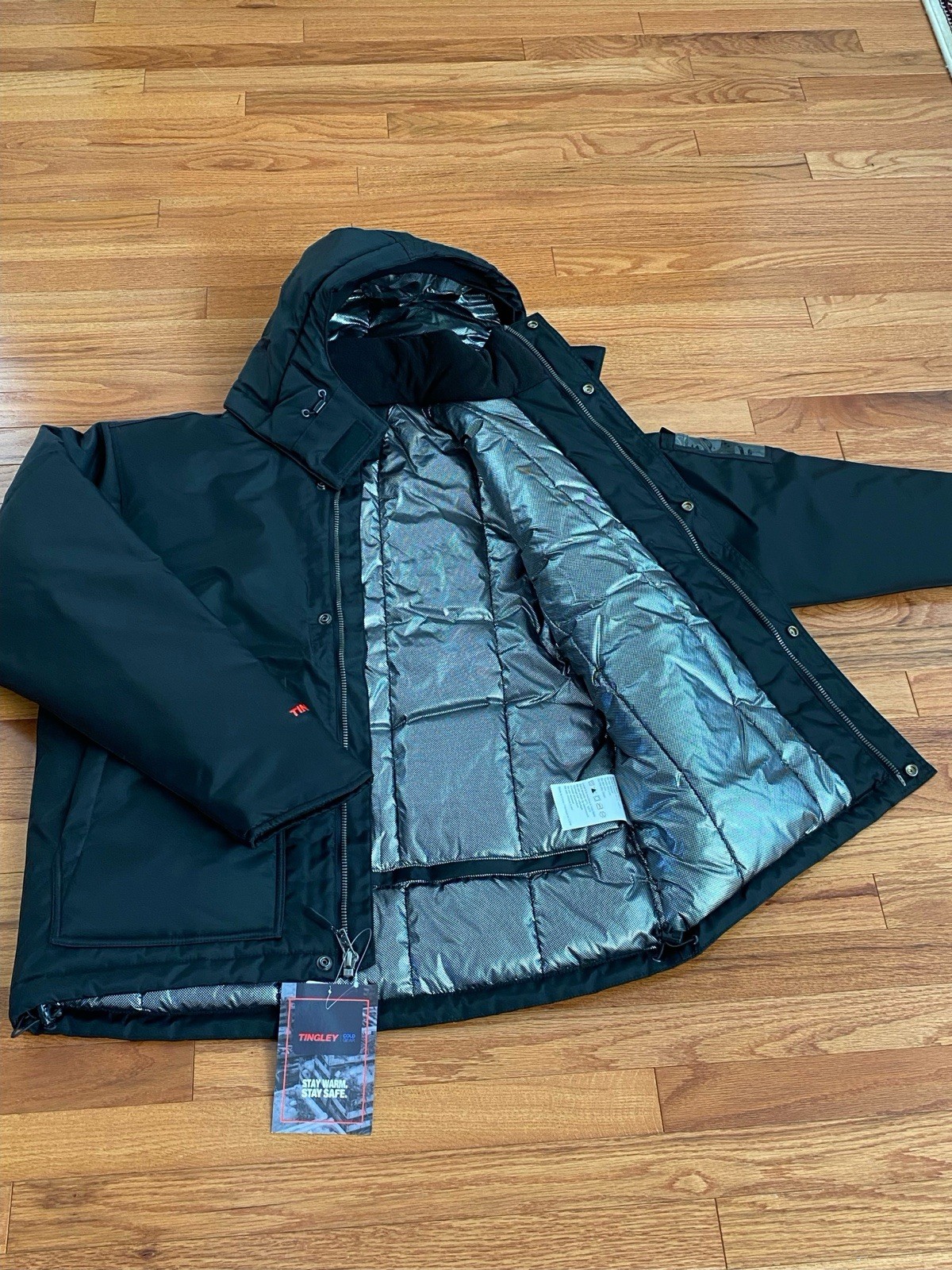 Tingley J28143.Md Unisex Insulated Jacket, Nylon, Black, M - second product detail image