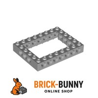 Lego Technic Rahmen Lochbalken 6X8 - 32532 – Hellgrau / Light Bluish Gray - Neu