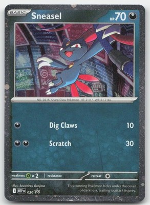 Sneasel (Cosmos Holo) Holo ME: Mega Evolution Promo 020 NM