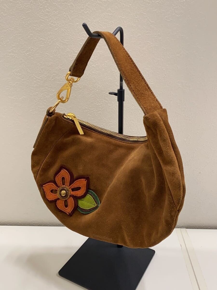 MIU MIU Handbag Suede Brown Authentic From Japan — image 18