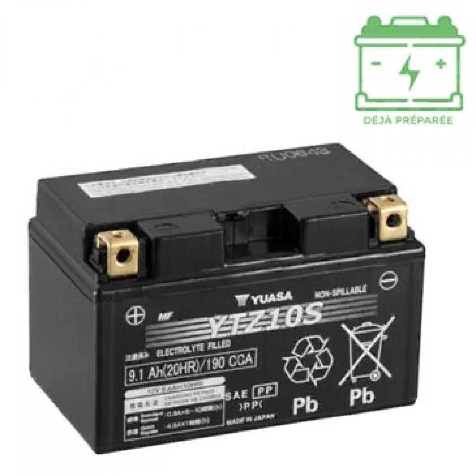 Batterie SLA Yuasa pour Moto MV Agusta 1000 F4 2004 à 2006 YTZ10-S / 12V 8Ah - Photo 3/4