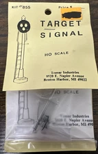 Tomar Industries HO Brass #H-855 Target Signal w/LED's Prewired RTR Silver NIP!
