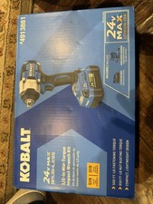 Kobalt 24v 12 Brushless Impact Wrench W Battery Charger Kiw 4024a-03 New