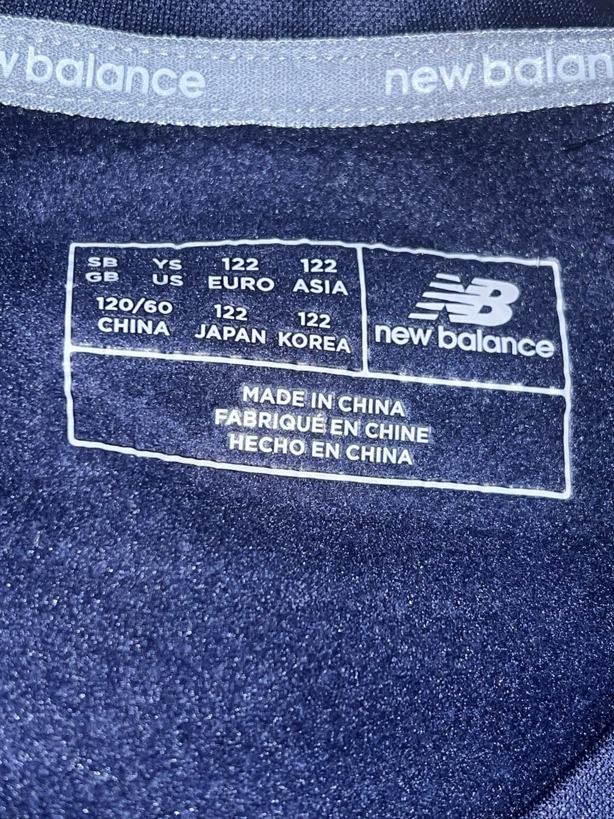 New Balance 2.0 Baseball Pullover Navy Youth Small thumbnail 3