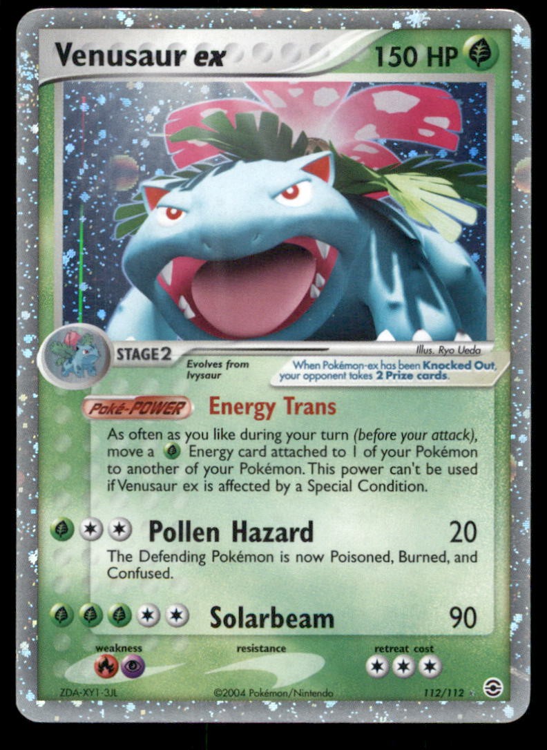 Venusaur ex 112/112 Holo FireRed & LeafGreen Pokemon Card