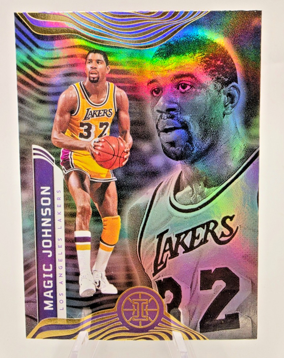2021-22 Panini Illusions Basketball Magic Johnson #144 HOF Los Angeles Lakers