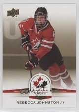 2014 Upper Deck Team Canada Juniors Gold Sepia Rebecca Johnston #149 b8c
