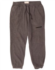 Abercrombie & Fitch Mens Relaxed Fit Tracksuit Trousers Joggers Large Grey DI14