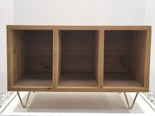 Decorative Wooden MCM Style 3 Section Standin...