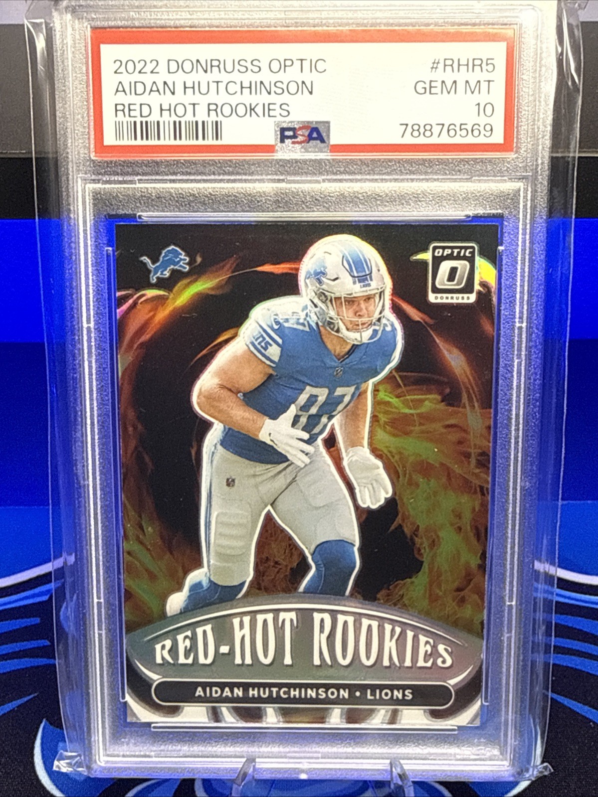 Aidan Hutchinson Panini Donruss Optic Red Hot Rookies #RHR5 Base