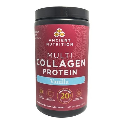 *Ancient Nutrition Multi Collagen Protein Vanilla 20g 8.9oz./252g New Sealed