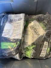 Miller Full Body Safety Harness ANSI Z359.11-2021, 130–310 lbs, Green/Black