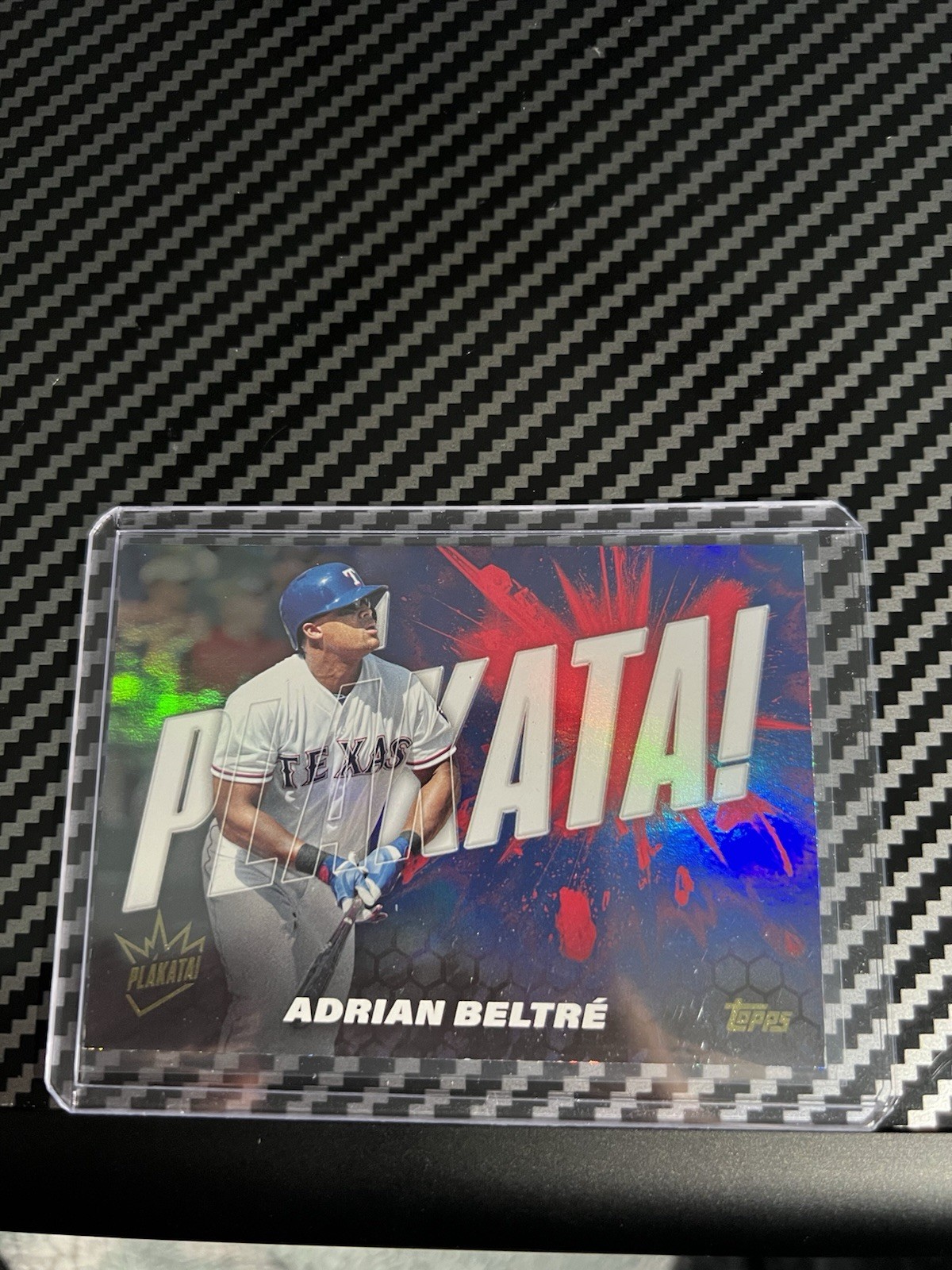2025 Topps Series 1 Fanatics Adrian Beltre Plakata SSP Insert Case Hit! #plak-17