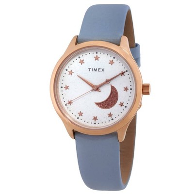 Timex Celestial Quartz White Dial Ladies Watch TW2V49400