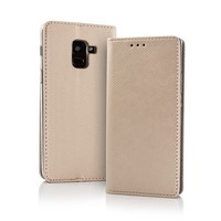 Book Cover Smart Magnet FüR Samsung Galaxy S6 Gold HüLle Tasche Etui