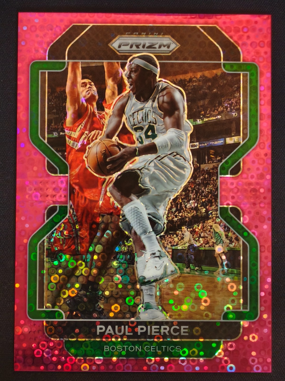 2021-22 Panini Prizm #243 Paul Pierce Fast Break Pink /50