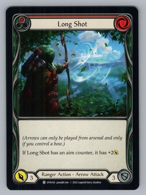 LONG SHOT (RED) DYN165 C FLESH AND BLOOD NM SHEN FEI ]